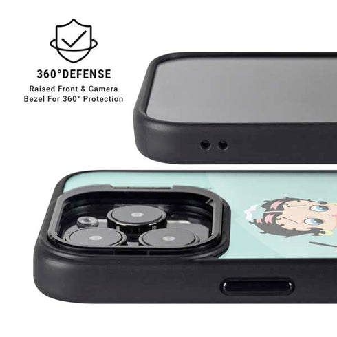 Betty Boop O Matic iPhone 15 Pro Max Kickstand Case