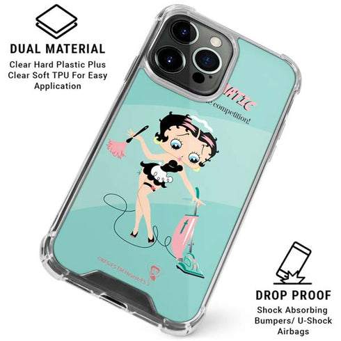 Betty Boop O Matic iPhone 16 Pro Max Clear Case