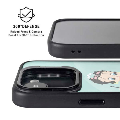Betty Boop O Matic iPhone 16e Kickstand Case