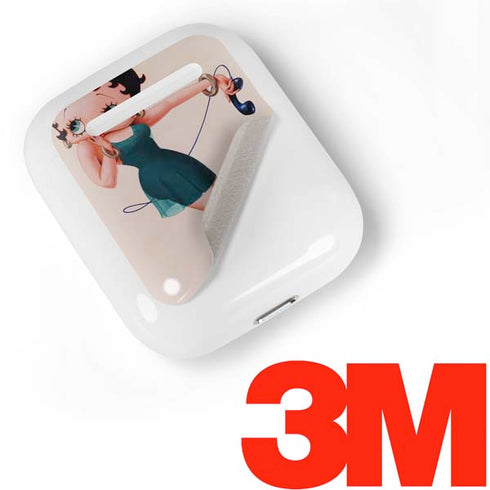 Betty Boop On the Phone Apple AirPods Skin