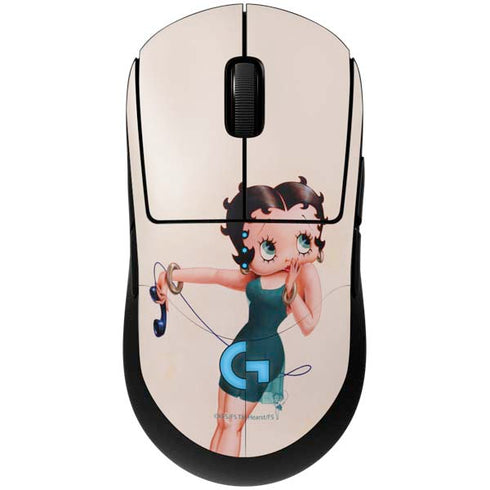 Betty Boop On the Phone G Pro Wireless Gaming Mouse Skin