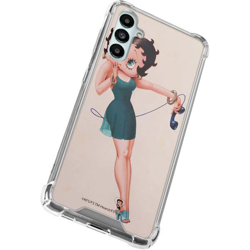Betty Boop On the Phone Gabb Phone 4 Clear Case