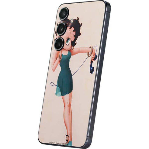 Betty Boop On the Phone Galaxy A16 5G Skin