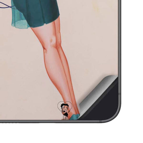 Betty Boop On the Phone Galaxy A16 5G Skin
