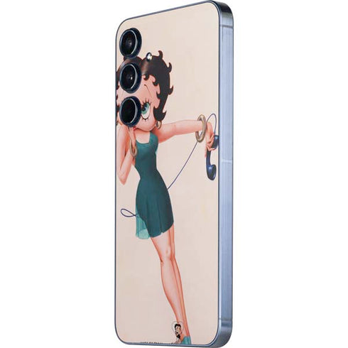 Betty Boop On the Phone Galaxy A35 5G Skin