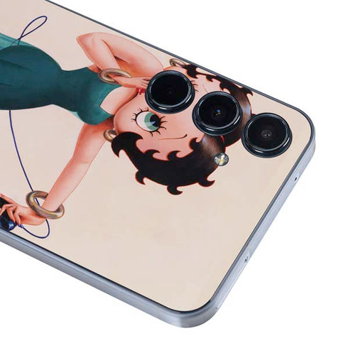 Betty Boop On the Phone Galaxy A55 5G Skin