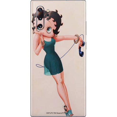 Betty Boop On the Phone Galaxy Note 10 Plus Skin