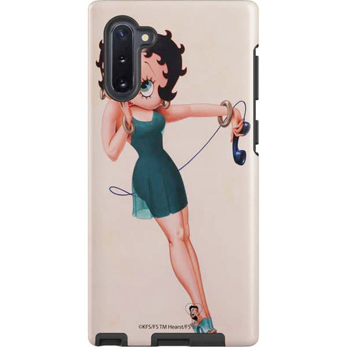 Betty Boop On the Phone Galaxy Cases