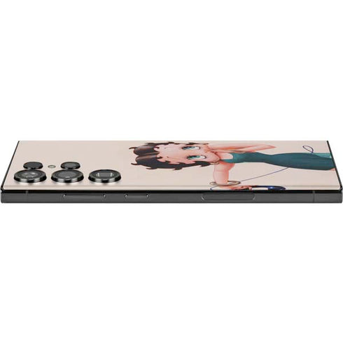 Betty Boop On the Phone Galaxy Skins