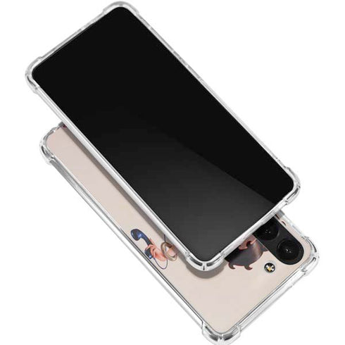 Betty Boop On the Phone Galaxy S24 FE Clear Case