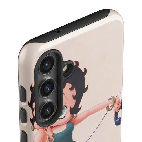 Betty Boop On the Phone Galaxy S25 Impact Case