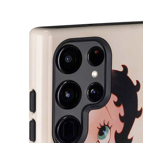 Betty Boop On the Phone Galaxy S25 Ultra Impact Case