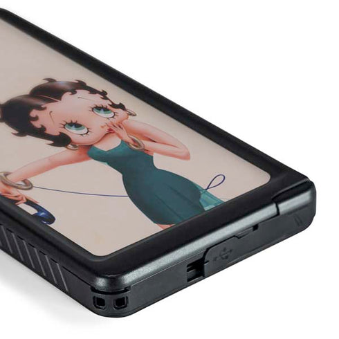 Betty Boop On the Phone Galaxy S24 Ultra Waterproof Case