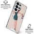 Betty Boop On the Phone Galaxy S25 Ultra Clear Case