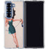 Betty Boop On the Phone Galaxy Z Fold6 Clear Case