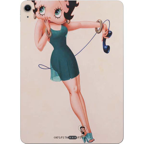 Betty Boop On the Phone Apple iPad Air Skin