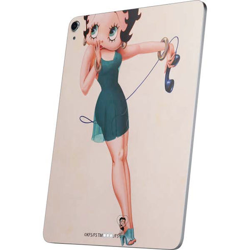 Betty Boop On the Phone Apple iPad Air Skin