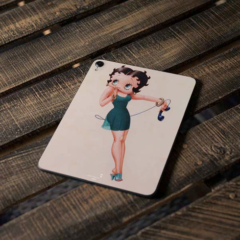 Betty Boop On the Phone Apple iPad Pro Skin