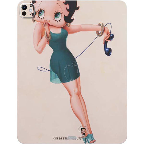 Betty Boop On the Phone iPad Pro 13in M4 (2024) Skin