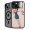 Betty Boop On the Phone iPhone 14 Kickstand Case