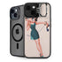 Betty Boop On the Phone iPhone 15 Kickstand Case
