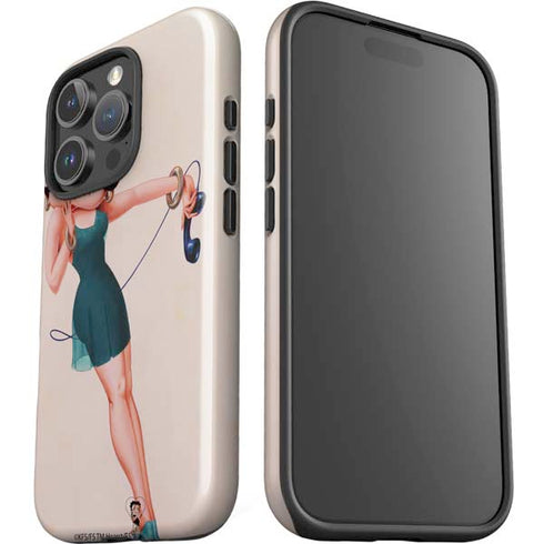 Betty Boop On the Phone iPhone 16 Pro Impact Case