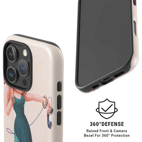 Betty Boop On the Phone iPhone 16 Pro Magsafe Impact Case