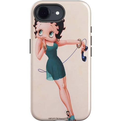 Betty Boop On the Phone iPhone 16e Impact Case