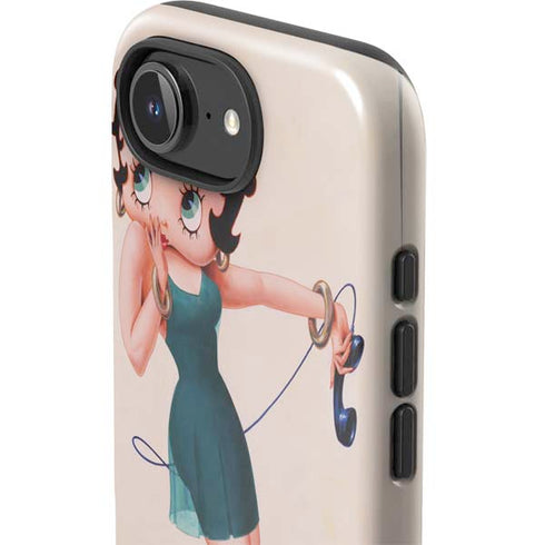 Betty Boop On the Phone iPhone 16e Impact Case