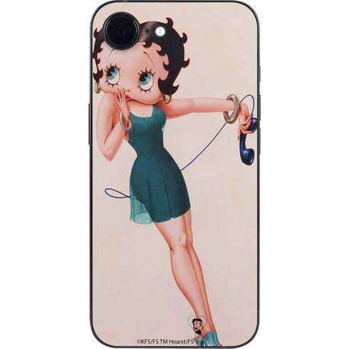 Betty Boop On the Phone iPhone 16e Skin