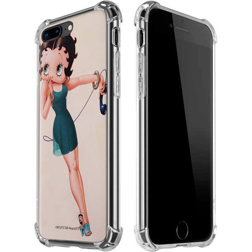 Betty Boop On the Phone iPhone Cases
