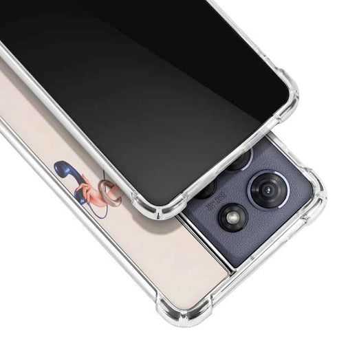 Betty Boop On the Phone Moto G Play 5G (2025) Clear Case