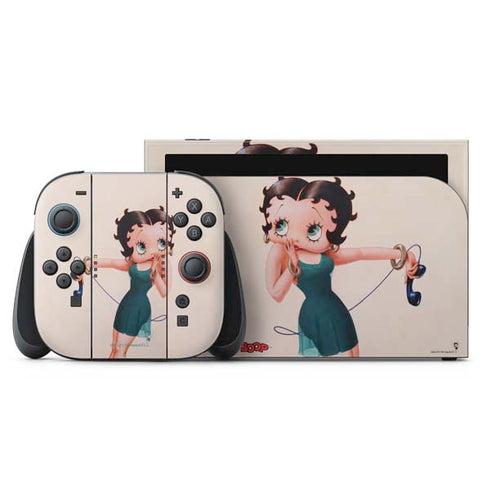 Betty Boop On the Phone Nintendo Switch 2 (2025) with Joy-Con Skin