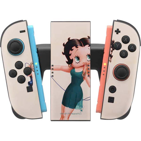 Betty Boop On the Phone Nintendo Switch 2 (2025) Joy-Con Controller Skin