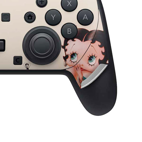 Betty Boop On the Phone Nintendo Switch 2 (2025) Pro Controller Skin