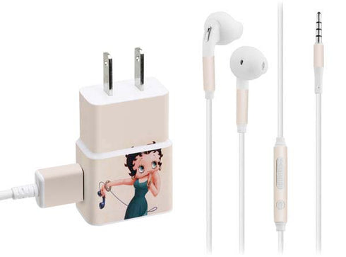 Betty Boop On the Phone Phone Charger Skin