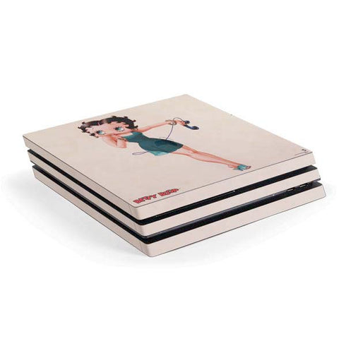 Betty Boop On the Phone PlayStation PS4 Skins