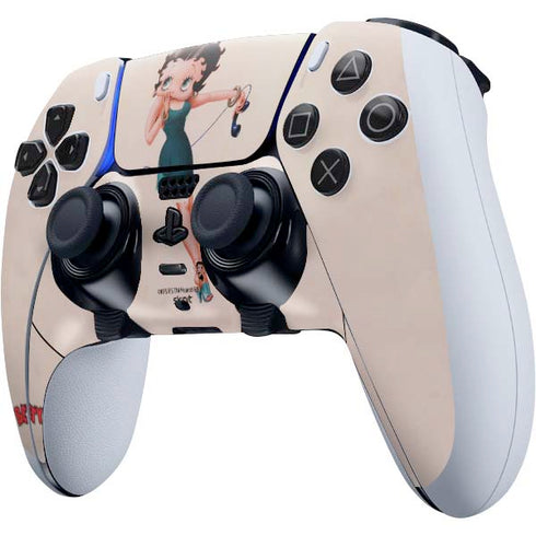 Betty Boop On the Phone PS5 DualSense Edge Pro Controller Skin