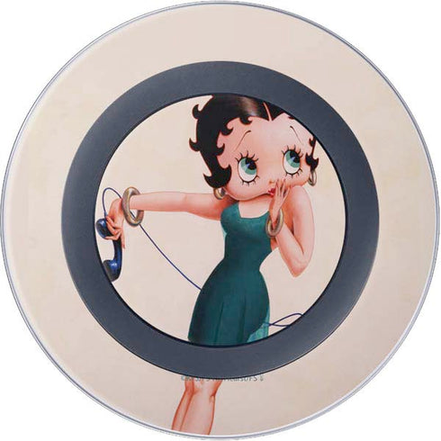 Betty Boop On the Phone Wireless Charger Skin