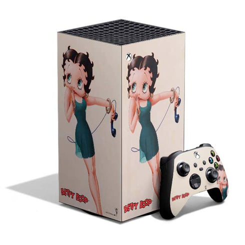 Betty Boop On the Phone XBox Series X Digital Edition Bundle Skin