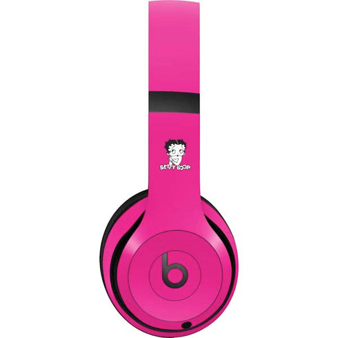 Betty Boop Pink Background Beats Studio Pro Wireless Headphones Skin