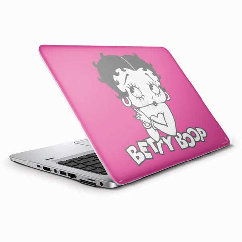 Betty Boop Pink Background HP Elitebook Skin