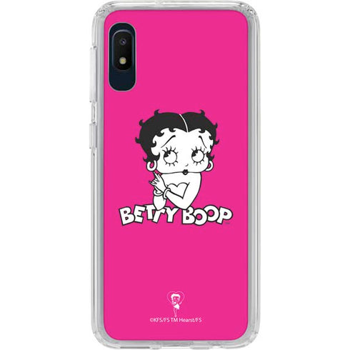 Betty Boop Pink Background Galaxy Cases