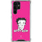 Betty Boop Pink Background Galaxy S23 Ultra Clear Case