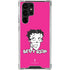 Betty Boop Pink Background Galaxy S23 Ultra Clear Case