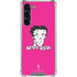 Betty Boop Pink Background Galaxy S24 FE Clear Case