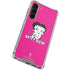 Betty Boop Pink Background Galaxy S24 FE Clear Case