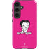 Betty Boop Pink Background Galaxy S25 Plus Impact Case