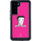 Betty Boop Pink Background Galaxy S24 Plus Waterproof Case