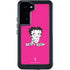 Betty Boop Pink Background Galaxy S24 Plus Waterproof Case